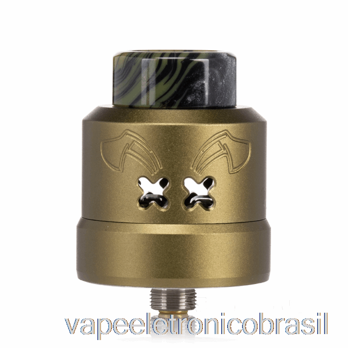 Vape Recarregável Hellvape Dead Coelho Max 28mm Bf Rda Exército Verde